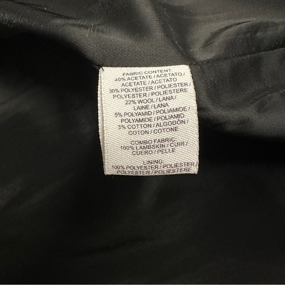 Derek Lam 10 Crosby Women’s plaid check lambskin trim Jacket Size 2 - Picture 9 of 11